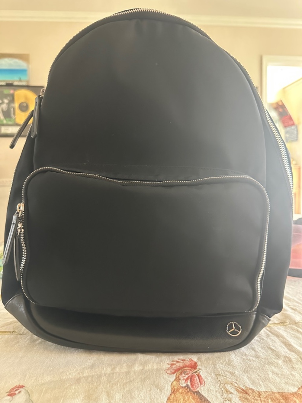 Mercedes-Benz Black Men's Backpack - Casual Everyday Carry